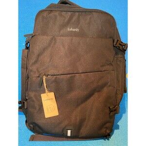 NWT Lubardy TSA-approved unisex black backpack water resistant ergonomic design